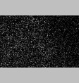 grain abstract texture isolated on black vector image