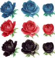 high quality watercolor peonies collection vector image