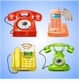 phone icons vector image
