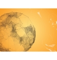 virtual abstract background with particle vector image