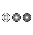 radial circle lines circular radiating vector image