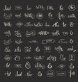 ampersand and catchwords vector image