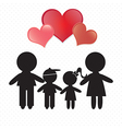 family icons vector image