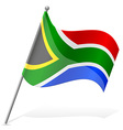 flag south african republic vector image