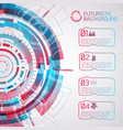 colorful futuristic background concept vector image vector image