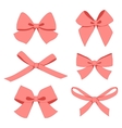 Pink bow Royalty Free Vector Image - VectorStock