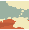 cow with thought bubble vector image