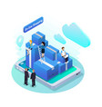 online shopping concept vector image