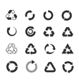 recycle icons set vector image