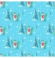 endless pattern christmas theme seamless vector image vector image