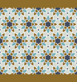 abstract background with arabic geometric ornament vector image