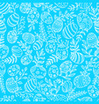 easter seamless pattern with eggs and spring vector image