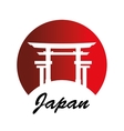 japanese culture architecture icon vector image