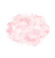 watercolor pink paint texture isolated on white vector image vector image