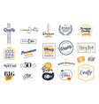 sale labels and stickers collection vector image