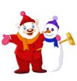 winter buddies vector image