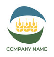 agro icon template for logo color isolated vector image