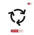 recycle arrows icon vector image