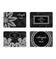 business cards vector image vector image