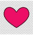 heart background vector image vector image