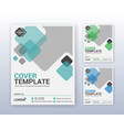 modern business annual report template vector image vector image