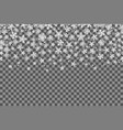 seamless pattern with snowflakes vector image