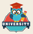 graduate design vector image