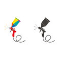 paint sprayer spray gun vector image