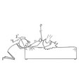 cartoon kama sutra sex pose sexual position vector image vector image