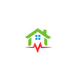 home repair logo house renovation emblem vector image vector image