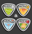 Logo for basketball tournament Royalty Free Vector Image