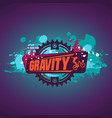gravity mountain biking downhillfreeride grunge vector image vector image