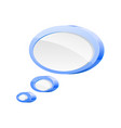 high detailed of speech bubble concept vector image vector image