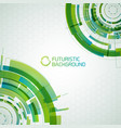 modern corner circles background vector image vector image