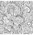 seamless pattern for coloring book ethnic vector image