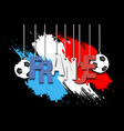 banner the inscription frace vector image