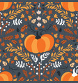 seamless pattern for thanksgiving celebration vector image