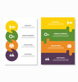 infographic design template with place for your vector image vector image