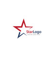 star abstract logo icon template vector image