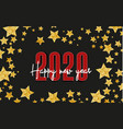 happy new year 2020 vector image vector image
