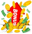 bonus vector image vector image