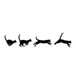 running cat vector image