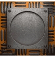 old metal background vector image vector image