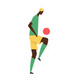 ball juggling man composition vector image