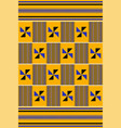ethnic seamless pattern cloth kente vector image