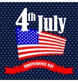 independence day of america vector image