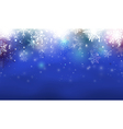 blue christmas background vector image
