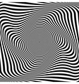 abstract op art background vector image