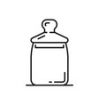 bottle with cap isolated drinks food container vector image