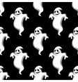 seamless pattern of halloween ghosts vector image vector image